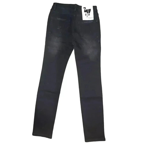 Free people x Sandrine rose black distressed skinny leg jeans - Picture 5 of 6